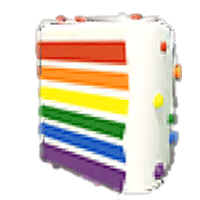 Rainbow Cake Chew Toy  - Uncommon from Pride Update 2023